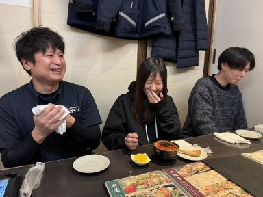 坂東さんの歓迎会を行いました♪